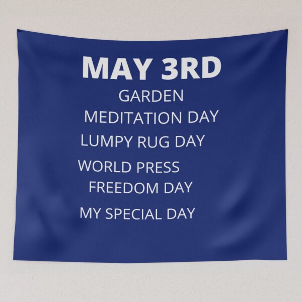 Item preview, Daily holidays - May 3rd designed and sold by edwardtiptonart.