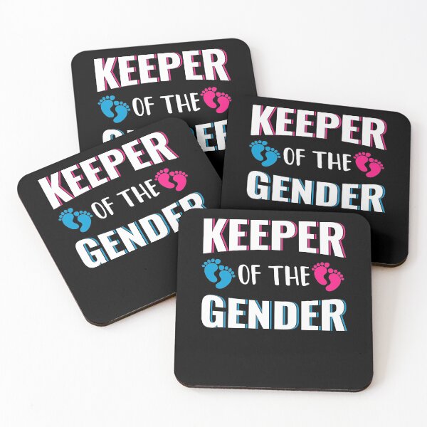 Item preview, Keeper of the Gender Funny Baby announcement gender reveal designed and sold by Artsy Apparels.