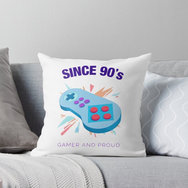 Item preview, Gamer and Proud since 90's - Old school gamer gift designed and sold by Xavier Vieira.
