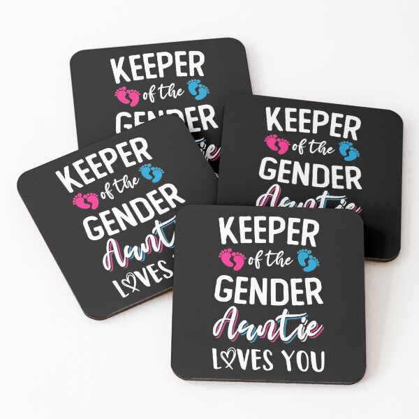 Item preview, Keeper of the Gender Auntie gender-reveal party boy or Girl designed and sold by Artsy Apparels.