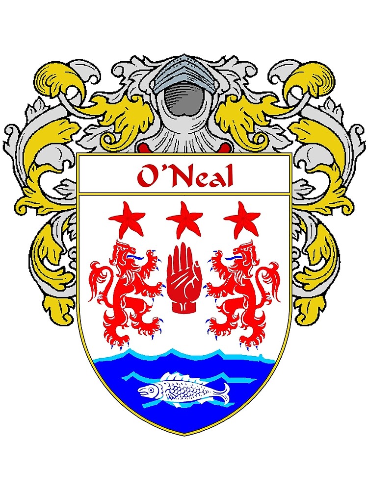 o-neal-coat-of-arms-o-neal-family-crest-canvas-print-by-irisharms