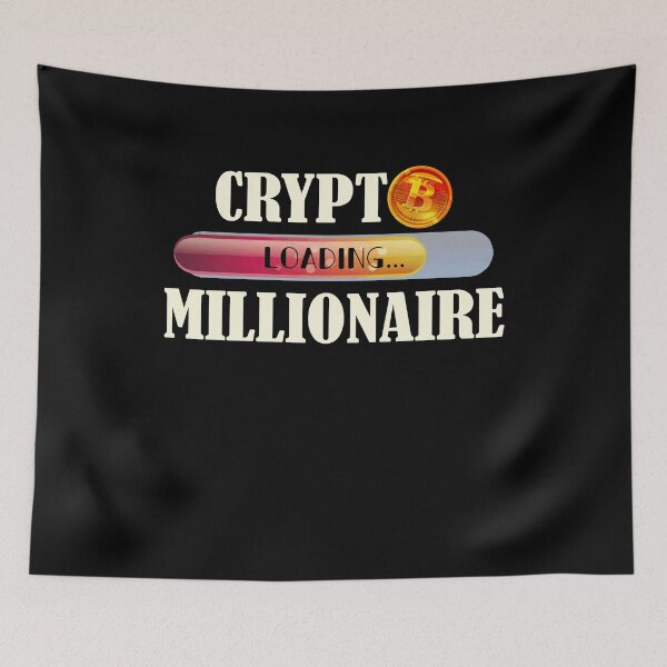 Item preview, Crypto Millionaire Loading - BTC Trader Bitcoin Investor designed and sold by Dressed For  Duty.