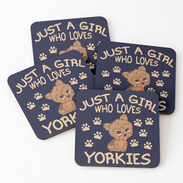 Item preview, Just a Girl Who Loves Yorkies designed and sold by tryinart.