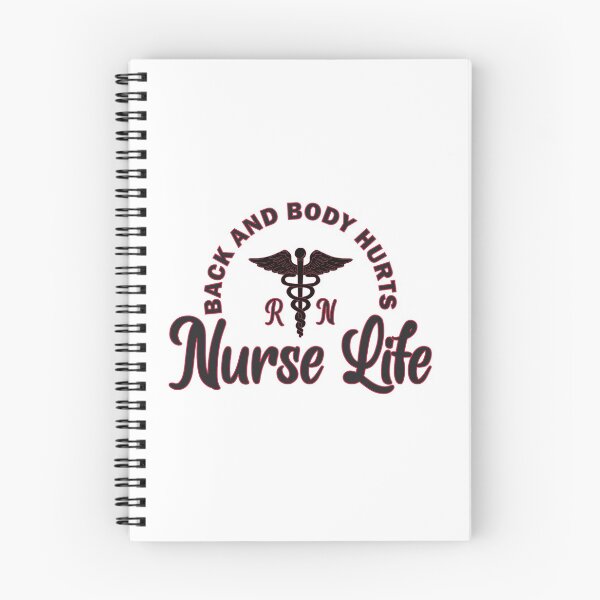 Item preview, Back and Body Hurts, R N, Nurse Life designed and sold by MimsTees.