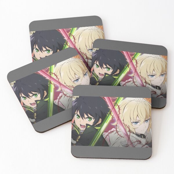 Item preview, Owari no Seraph Yuichiro and Mikaela Hyakuya Spread designed and sold by thePeachPit.