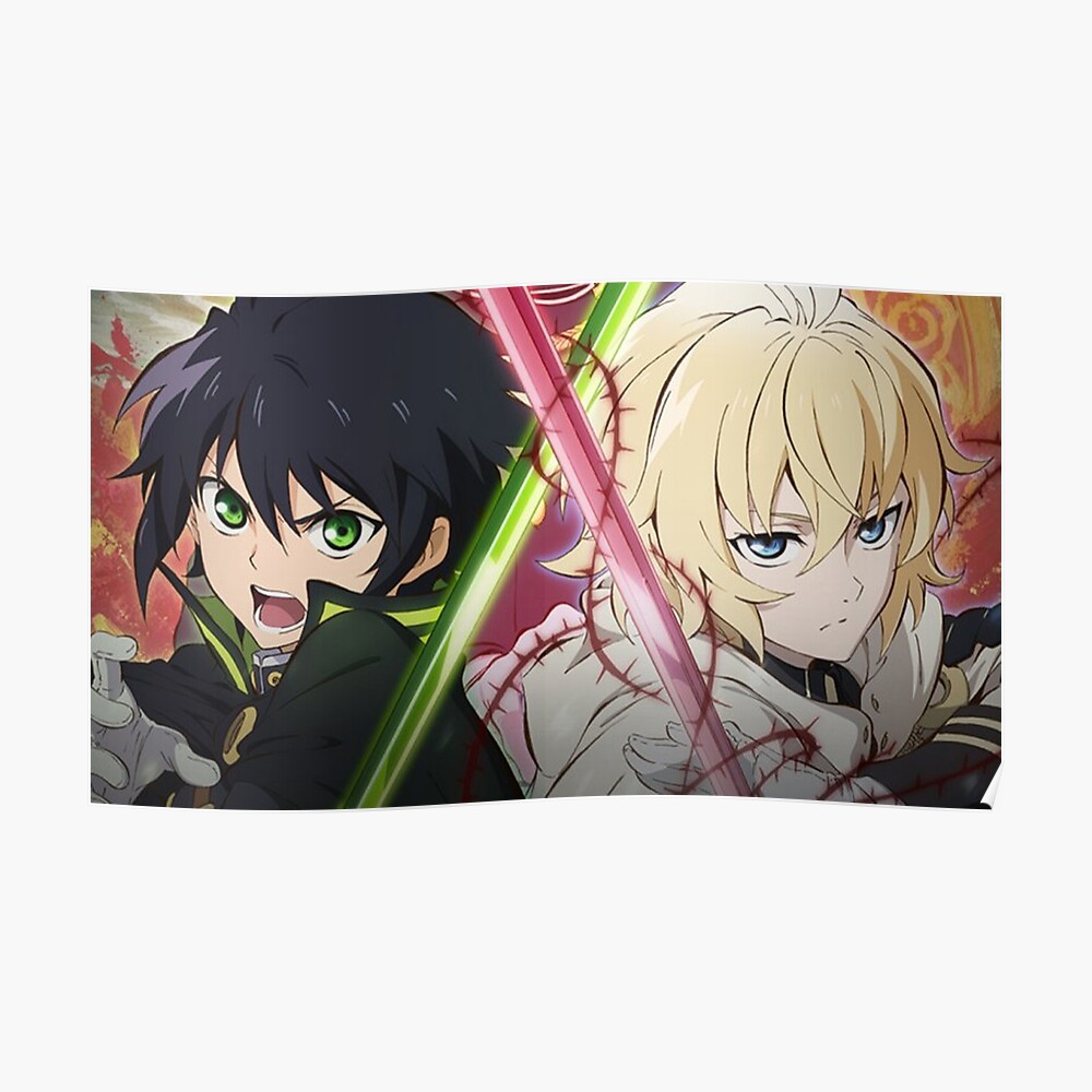 Guren Ichinose Seraph of the end Anime Girl Gift Sticker for Sale by  Spacefoxart