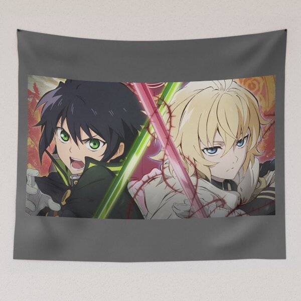 Item preview, Owari no Seraph Yuichiro and Mikaela Hyakuya Spread designed and sold by thePeachPit.
