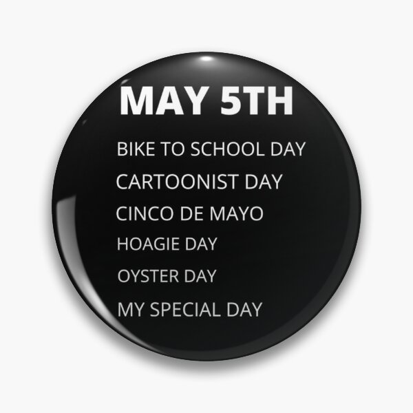 Item preview, Daily holidays - May 5th designed and sold by edwardtiptonart.