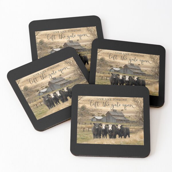 Item preview, Live Like Some One Left The Gate Open Cow Farm Barn Farmer designed and sold by Donna6778.