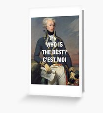 Lafayette — C'est Moi Greeting Card