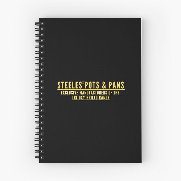 Item preview, Steeles pots and pans, Exclusive manufacturers of the  Tri-Oxy-brillo range,Belinda Blinked  designed and sold by SelfrontStudios.