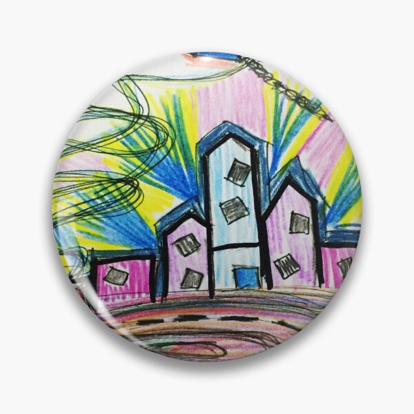 Item preview, Flying Car City - Abstract Colorful Art  designed and sold by CAFACES.