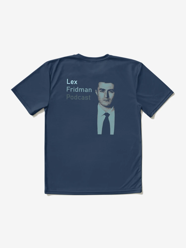 LEX FRIDMAN Podcast White Tee Short-Sleeve Unisex T-Shirt