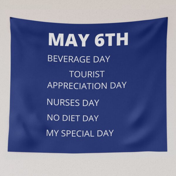 Item preview, Daily holidays - May 6th designed and sold by edwardtiptonart.