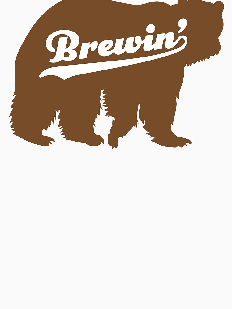 Thumbnail 7 of 7, Classic T-Shirt, Brewin' Bear designed and sold by z7arts.