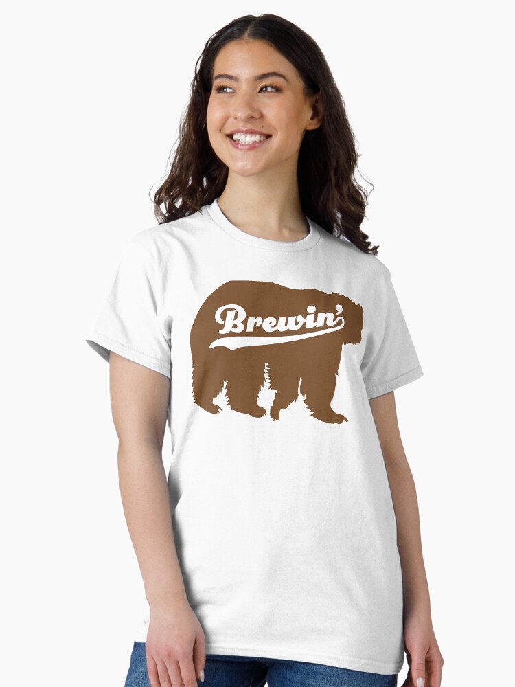 Thumbnail 1 of 7, Classic T-Shirt, Brewin' Bear designed and sold by z7arts.