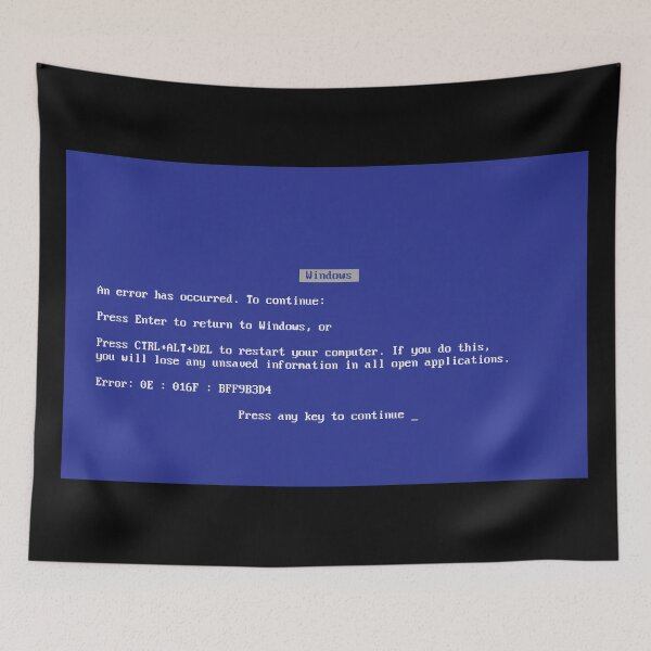 Item preview, Blue Screen of Death designed and sold by avidfan2000.