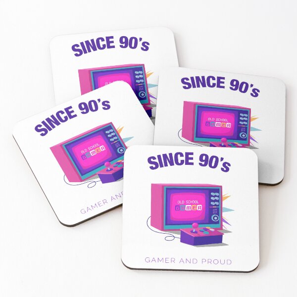 Item preview, Gamer and Proud since 90's - Old school gamer gift designed and sold by Xavier Vieira.