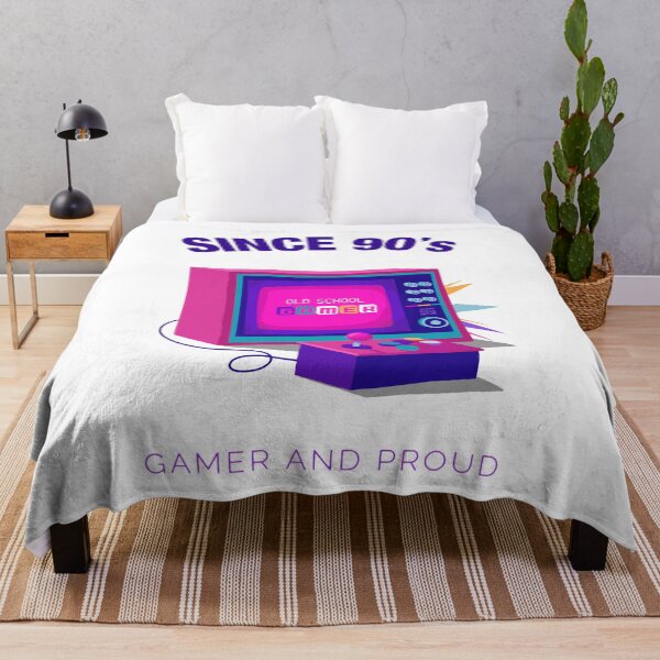 Item preview, Gamer and Proud since 90's - Old school gamer gift designed and sold by Xavier Vieira.