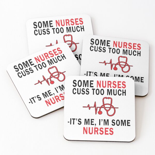 Item preview, NURSES CUSS TOO MUCH PREMIUM VECTOROHLIC designed and sold by vectorohlic.