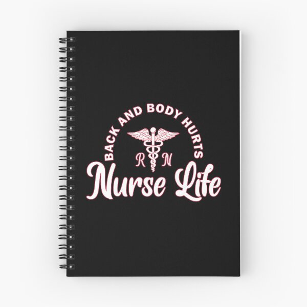 Item preview, Back and Body Hurts, R N, Nurse Life designed and sold by MimsTees.