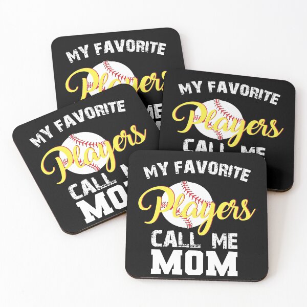 Item preview, My Favorite Players Call Me Mom Funny Baseball Softball Premium designed and sold by barayprint.