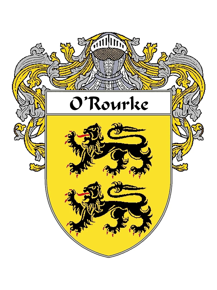 O'Rourke Coat of Arms / O'Rourke Family Crest | Greeting Card