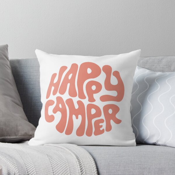 Item preview, Happy Camper Retro Design | Orange and White designed and sold by llevine2934.