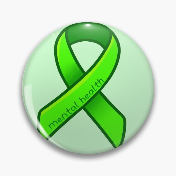Item preview, Mental Health Awareness Ribbon designed and sold by leashonlife.