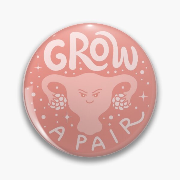 Item preview, Grow a pair angry uterus designed and sold by Theresa Ahlman.