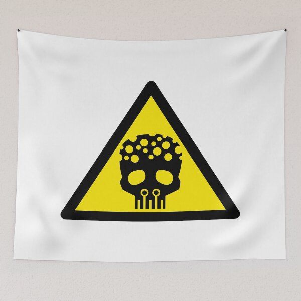 Item preview, Nanophage Warning designed and sold by mop89.