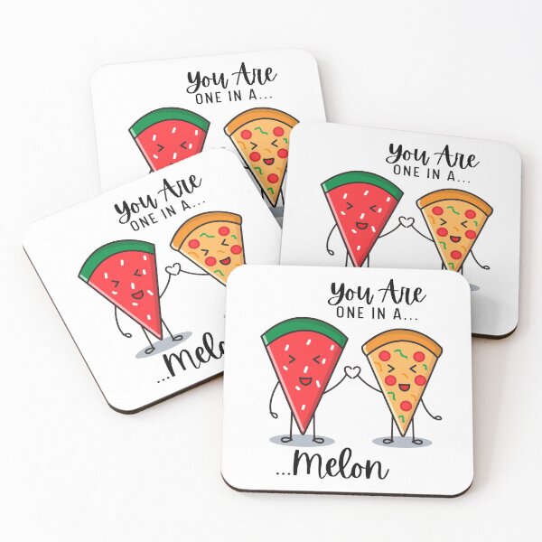 Item preview, Melon Pun - You Are One In A Melon And Pizza by Avinigav designed and sold by avinigav.