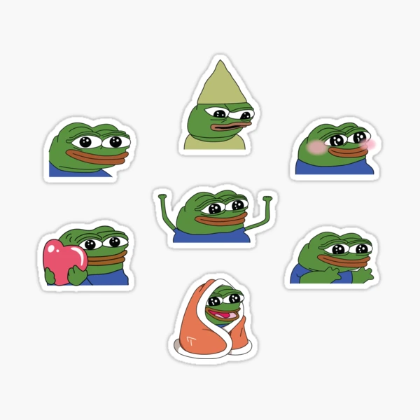 65 Pepega & Kermit Twitch Emotes Pack, Cute Frog Emotes, Pepe