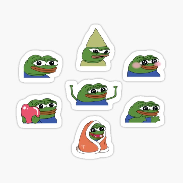 Peepo Twitch Emotes Pack 2 Sticker