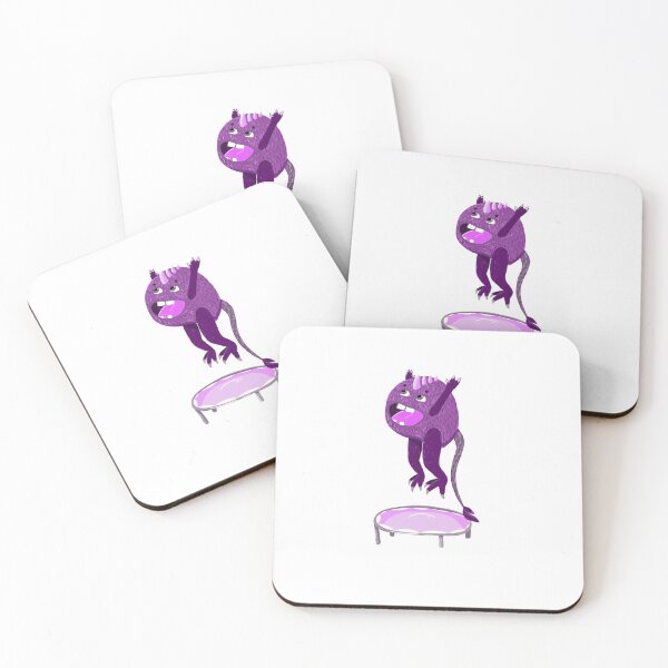 Item preview, Violet monster on the trampoline  designed and sold by gavayka.