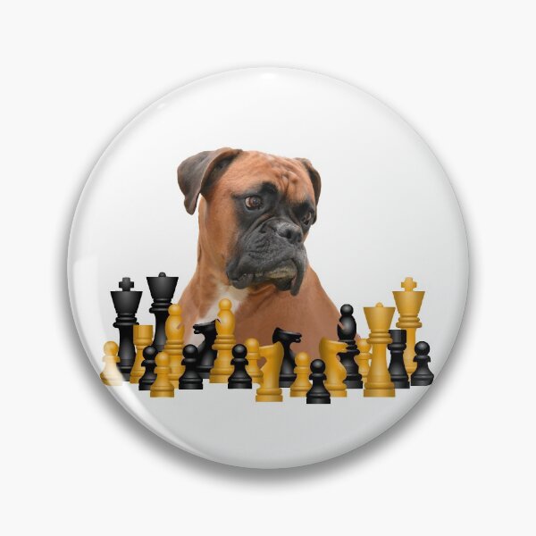 Artikelvorschau, Boxer Dog - Chess Game entworfen und verkauft von Move-Art.