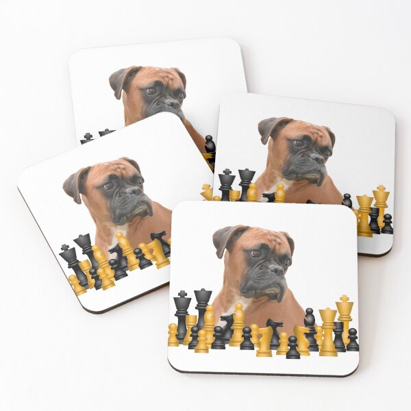 Item preview, Boxer Dog - Chess Game designed and sold by Move-Art.