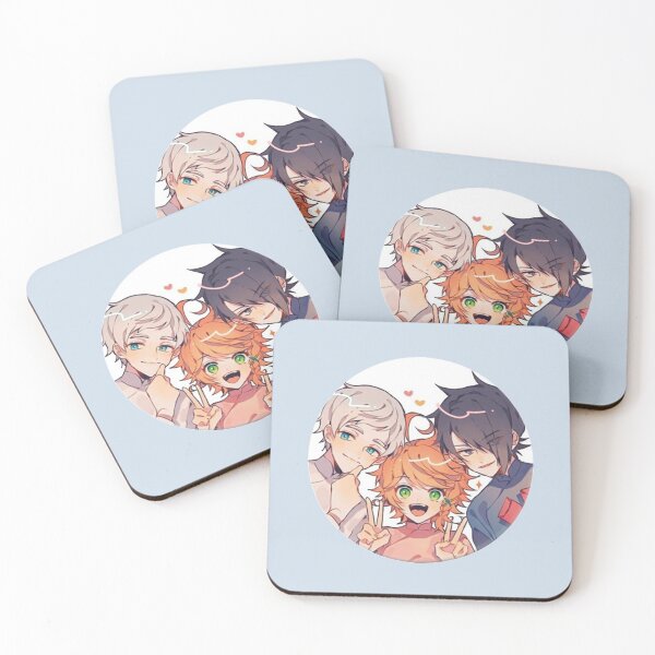 Item preview, The Promised Neverland Norman, Emma and Ray Pop Circle designed and sold by thePeachPit.
