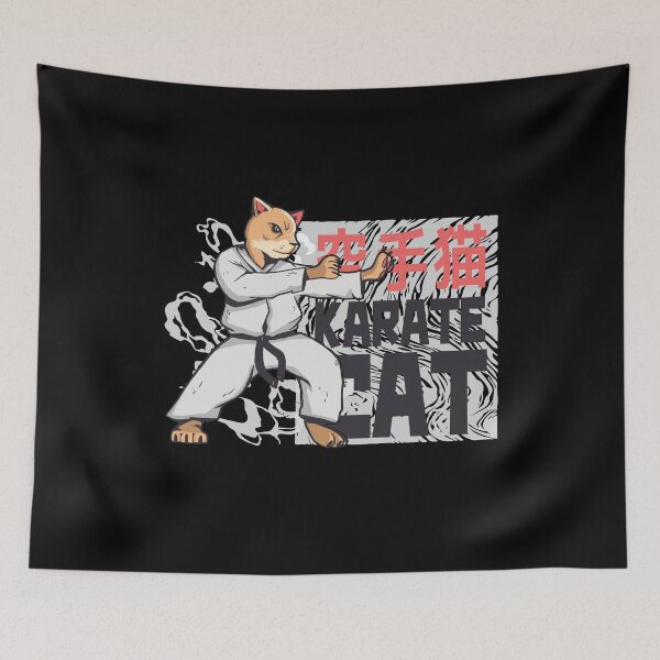 Item preview, Karate cat martial arts designed and sold by ElBeDesigns.