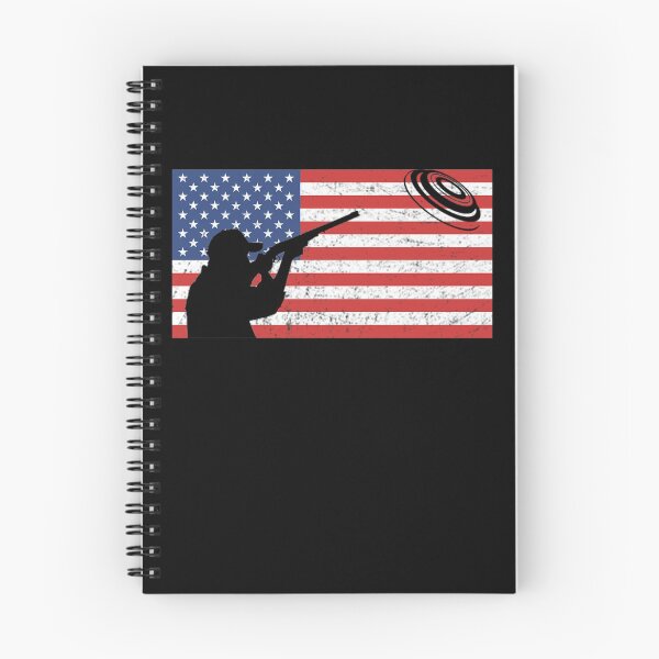 Item preview,  Skeet Clay Shooting Pigeon Trap Bird Hunters US Flag designed and sold by TopTeeShop.