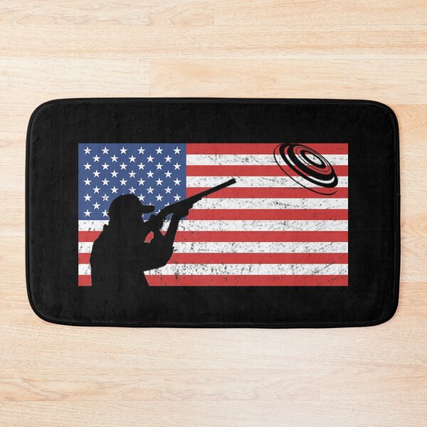 Item preview,  Skeet Clay Shooting Pigeon Trap Bird Hunters US Flag designed and sold by TopTeeShop.