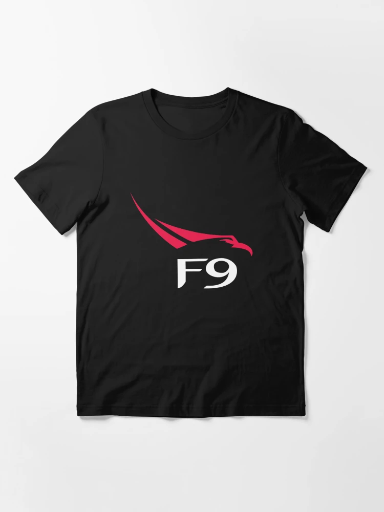 Falcon 9 SpaceX F9 rocket Elon Musk official logo | Essential T-Shirt