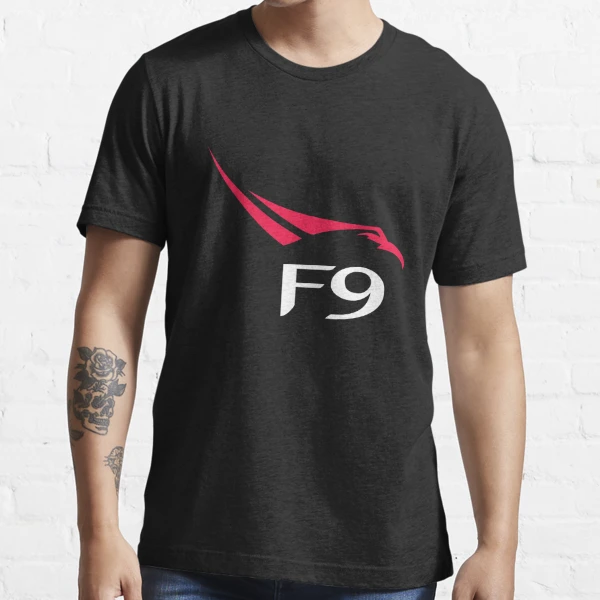 Falcon 9 SpaceX F9 rocket Elon Musk official logo | Essential T-Shirt