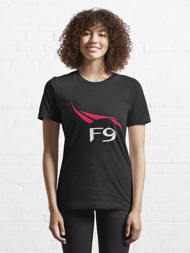 Falcon 9 SpaceX F9 rocket Elon Musk official logo | Essential T-Shirt