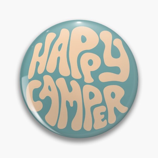 Item preview, Happy Camper Retro Design | Blue and Tan designed and sold by llevine2934.