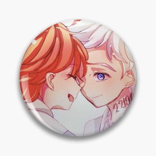 Item preview, The Promised Neverland Norman and Emma Pop Circle designed and sold by thePeachPit.