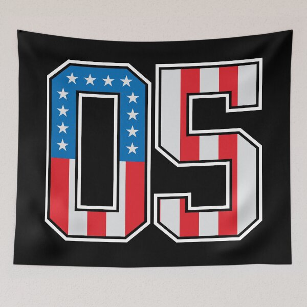Item preview, Vintage Number 5 American Classy Number five United States Flag designed and sold by Urosek.