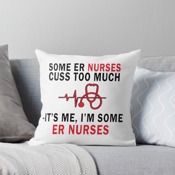 Item preview, ER NURSES CUSS TOO MUCH PREMIUM VECTOROHLIC designed and sold by vectorohlic.