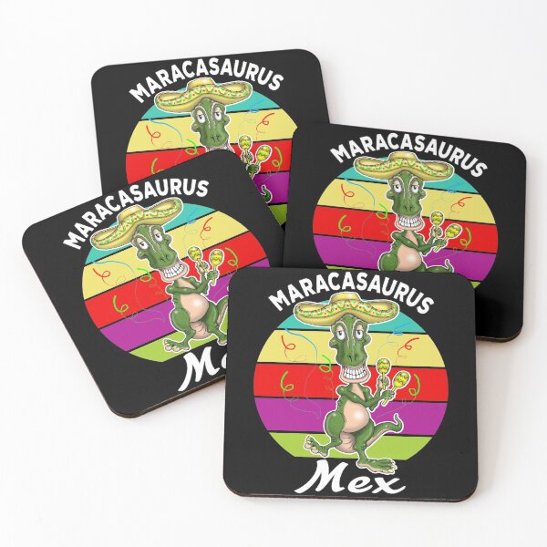 Item preview, Cinco De Mayo Funny Dinosaur Fiesta Party Sombrero Maracas  designed and sold by Status71.
