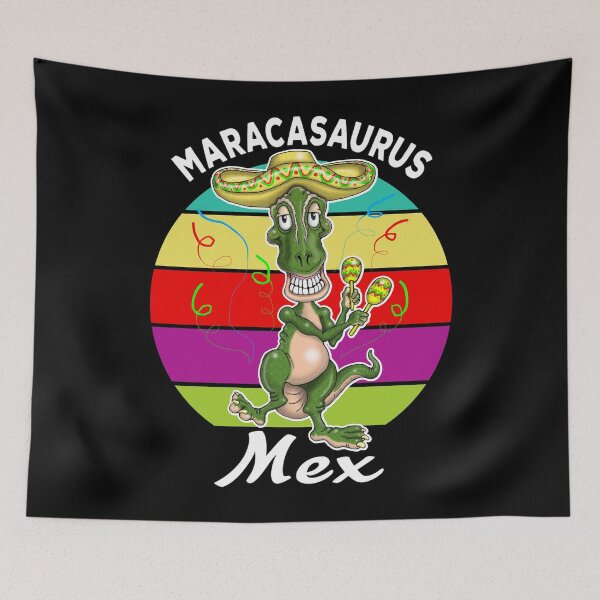 Item preview, Cinco De Mayo Funny Dinosaur Fiesta Party Sombrero Maracas  designed and sold by Status71.